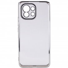 Прозрачный силиконовый чехол глянцевая окантовка Full Camera для Xiaomi Mi 11