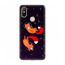 Чехлы с картинкой Лисички для Xiaomi Mi6X (VPrint) Лисички космонавты - купить на Floy.com.ua