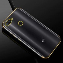 Чехол ТПУ Electroplate Air Case для Xiaomi Mi8 Lite Золотой - купить на Floy.com.ua