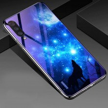 Защитный чехол Glass+TPU с глянцевой картинкой для Xiaomi Mi A3/ Mi CC9e Волк - купить на Floy.com.ua