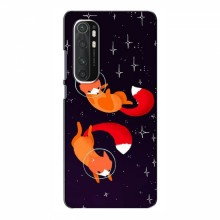Чехол с печатью (Подарочные) для Xiaomi Mi Note 10 Lite (AlphaPrint) Лисы - купить на Floy.com.ua