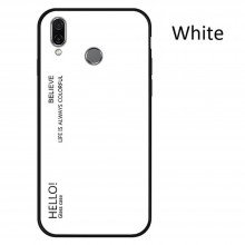 Чехол FASHION для Xiaomi Mi Play (градиент - ТПУ+пластик) Белый - купить на Floy.com.ua