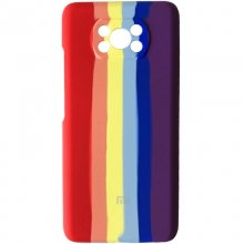 Чехол Silicone Cover Full Rainbow для Xiaomi Poco X3 NFC / Poco X3 Pro