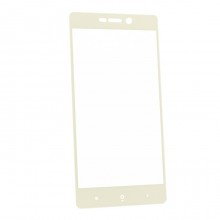 Цветное защитное стекло для Xiaomi Redmi 4A Белый - купить на Floy.com.ua
