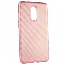 Чехол-бампер TPU Карбон для Xiaomi Redmi 5 Plus Розовый - купить на Floy.com.ua