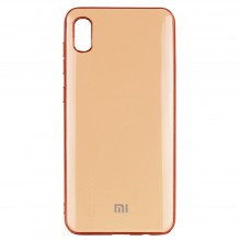 Чехол GLOSSY LOGO для Xiaomi Redmi 7A Золотой - купить на Floy.com.ua