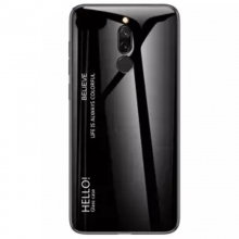 TPU+Glass чехол Gradient HELLO для Xiaomi Redmi 8 - купить на Floy.com.ua