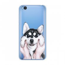 Чехлы с собаками для Xiaomi Redmi Go (VPrint) Довольный Хаски - купить на Floy.com.ua