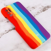 Чехол Silicone Cover Full Rainbow для Xiaomi Redmi Note 10 5G / Poco M3 Pro