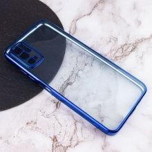 Прозрачный силиконовый чехол глянцевая окантовка Full Camera для Xiaomi Redmi Note 10 5G/Poco M3 Pro