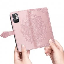 Кожаный чехол (книжка) Art Case с визитницей для Xiaomi Redmi Note 10 5G / Poco M3 Pro