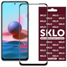 Защитное стекло SKLO 3D (full glue) для Xiaomi Redmi Note 10 / Note 10s / Poco M5s