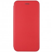 Кожаный чехол (книжка) Classy для Xiaomi Redmi Note 8 / Note 8 2021 Красный - купить на Floy.com.ua