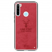 Чехол Deer TPU+Textile для Xiaomi Redmi Note 8 Красный - купить на Floy.com.ua