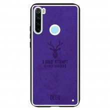 Чехол Deer TPU+Textile для Xiaomi Redmi Note 8 Фиолетовый - купить на Floy.com.ua