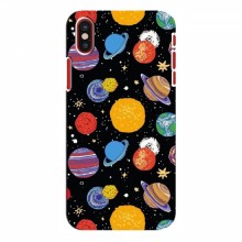 Космические Чехлы для iPhone X (VPrint) Рисованные планеты - купить на Floy.com.ua