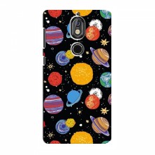 Космические Чехлы для Nokia 7 (VPrint) Рисованные планеты - купить на Floy.com.ua