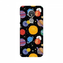 Космические Чехлы для Nokia C21 (VPrint) Рисованные планеты - купить на Floy.com.ua