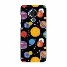 Космические Чехлы для Nokia C30 (VPrint) Рисованные планеты - купить на Floy.com.ua