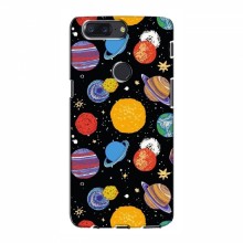 Космические Чехлы для OnePlus 5T (VPrint) Рисованные планеты - купить на Floy.com.ua
