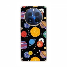 Космические Чехлы для RealMe 12 Pro (VPrint) Рисованные планеты - купить на Floy.com.ua