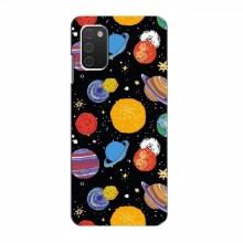 Космические Чехлы для Samsung Galaxy A03s (VPrint) Рисованные планеты - купить на Floy.com.ua