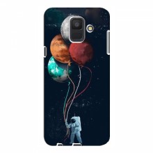 Космические Чехлы для Samsung A6 2018, A600F (VPrint) Планеты как шарики - купить на Floy.com.ua
