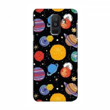 Космические Чехлы для Samsung A6 Plus 2018, A6 Plus 2018, A605 (VPrint) Рисованные планеты - купить на Floy.com.ua