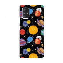 Космические Чехлы для Samsung Galaxy A72 (VPrint) Рисованные планеты - купить на Floy.com.ua