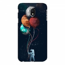 Космические Чехлы для Samsung J3 2017, J330FN европейская версия (VPrint) Планеты как шарики - купить на Floy.com.ua