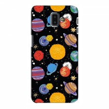 Космические Чехлы для Samsung J6 Plus, J6 Плюс 2018 (J610) (VPrint) Рисованные планеты - купить на Floy.com.ua