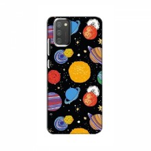 Космические Чехлы для Samsung Galaxy M02s (VPrint) Рисованные планеты - купить на Floy.com.ua