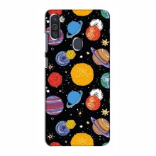 Космические Чехлы для Samsung Galaxy M11 (VPrint) Рисованные планеты - купить на Floy.com.ua
