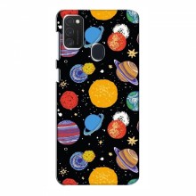 Космические Чехлы для Samsung Galaxy M21 (VPrint) Рисованные планеты - купить на Floy.com.ua