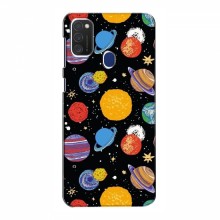 Космические Чехлы для Samsung Galaxy M21s (VPrint) Рисованные планеты - купить на Floy.com.ua