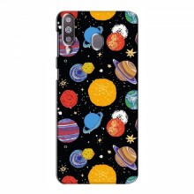 Космические Чехлы для Samsung Galaxy M30 (VPrint) Рисованные планеты - купить на Floy.com.ua