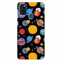 Космические Чехлы для Samsung Galaxy M30s (VPrint) Рисованные планеты - купить на Floy.com.ua