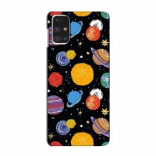 Космические Чехлы для Samsung Galaxy M31s (VPrint) Рисованные планеты - купить на Floy.com.ua