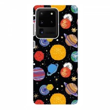 Космические Чехлы для Samsung Galaxy S20 Ultra (VPrint) Рисованные планеты - купить на Floy.com.ua