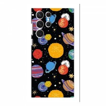 Космические Чехлы для Samsung Galaxy S22 Ultra (VPrint) Рисованные планеты - купить на Floy.com.ua