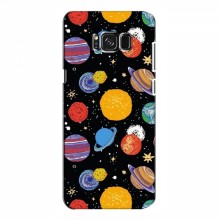 Космические Чехлы для Samsung S8, Galaxy S8, G950 (VPrint) Рисованные планеты - купить на Floy.com.ua