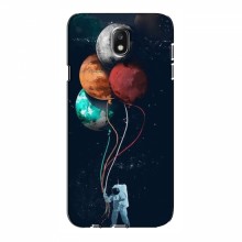 Космические Чехлы для Samsung J7 2017, J7 европейская версия (VPrint) Планеты как шарики - купить на Floy.com.ua