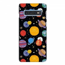 Космические Чехлы для Samsung S10e (VPrint) Рисованные планеты - купить на Floy.com.ua