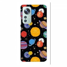 Космические Чехлы для Xiaomi 12 / 12X (VPrint) Рисованные планеты - купить на Floy.com.ua