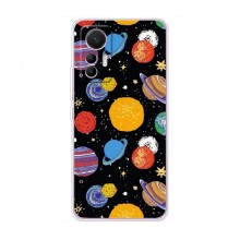 Космические Чехлы для Xiaomi 12 Lite (VPrint) Рисованные планеты - купить на Floy.com.ua