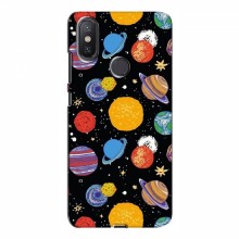 Космические Чехлы для Xiaomi Mi A2 Lite (VPrint) Рисованные планеты - купить на Floy.com.ua