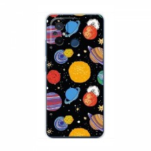 Космические Чехлы для Xiaomi POCO C55 (VPrint) Рисованные планеты - купить на Floy.com.ua