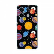 Космические Чехлы для Xiaomi POCO X6 5G (VPrint) Рисованные планеты - купить на Floy.com.ua
