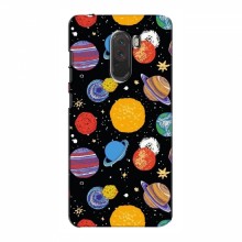 Космические Чехлы для Xiaomi Pocophone F1 (VPrint) Рисованные планеты - купить на Floy.com.ua