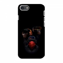 Крутые Чехлы для iPhone 8 (AlphaPrint) Тры обезьяны - купить на Floy.com.ua